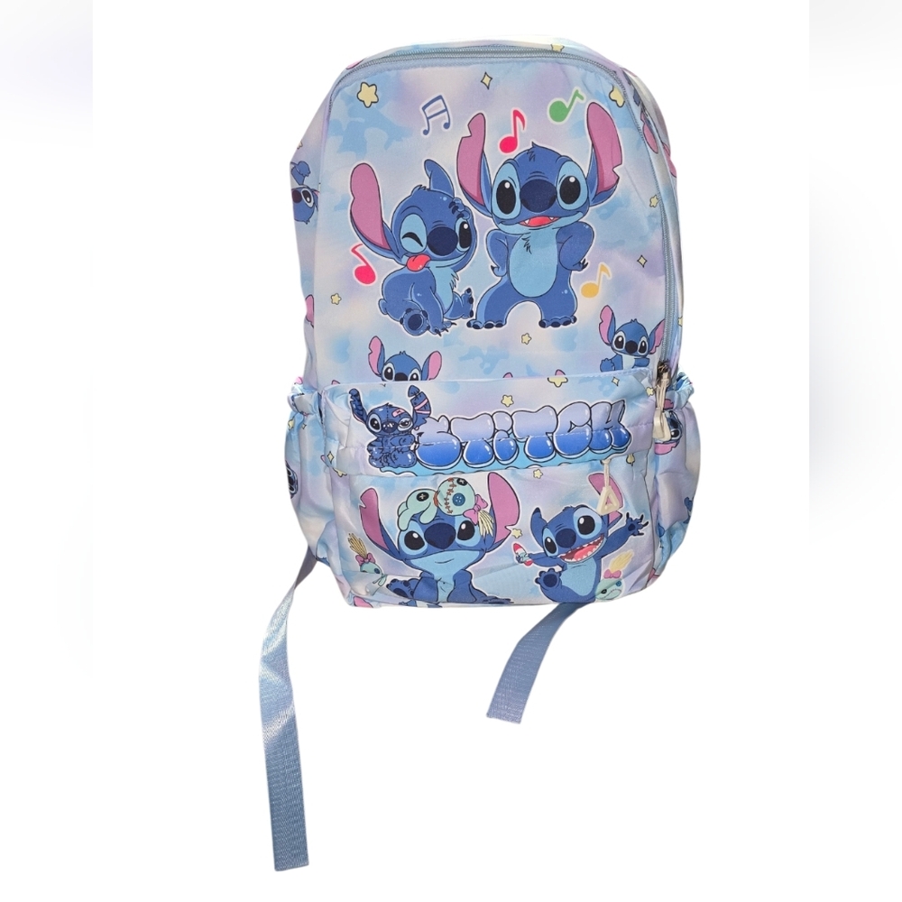 Kids Blue Cartoon Character Stitch  Backpack